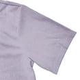 thumbnail image 6 of HomeDM Men's Short Sleeve Quarter Zip Shirts, Casual Solid Color Summer Basic Tee, Purple, 6 of 8