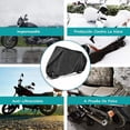 thumbnail image 3 of Funda para Moto Herpet Negro Impermeable A Prueba de UV para Hombre, 3 of 7