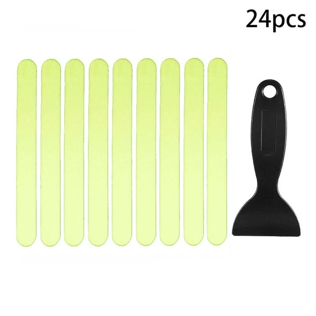 Halloween Decorations Bedroom 24PCS Non Slip Bathtub Stickers Shower Floor Non Slip Grip Stickers With Premium Scraper