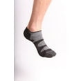 thumbnail image 5 of thin no show sports socks, black, large, 0.03 pound, 5 of 6
