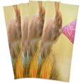 thumbnail image 6 of Funny Easter Rabbit Kitchen Tea Towels Set of 1 Absorbent Hand Dish Towels, Sun Shine Dishcloths Lint-Free 18x28 Inch Fast Drying for Cooking Baking Home Clean, 6 of 7