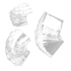 thumbnail image 4 of 120 Uds bolsas de joyería transparentes engrosadas resistencia a la oxidación PVC bolsas Ziplock de joyería transparente para pendientes anillos joyería, 4 of 12