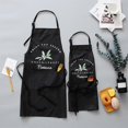 thumbnail image 4 of Adjustable parent-child apron with pockets, sleeveless and waterproof, children's size S, 4 of 5