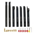 thumbnail image 1 of 22Pcs Tour Barre Outil de Tournage Multifonctionnelle Carbure Solide Insert Support Barre de Forage Clé de Tour, 1 of 6