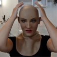 thumbnail image 2 of Máscara completa de látex para Halloween con cuello, máscara facial antiarrugas espeluznante de cabeza completa, máscara de látex, accesorios para fiesta de Cosplay, máscara para cara de mujer, 2 of 2