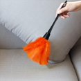 thumbnail image 3 of Turkey Feather Dusters for Cleaning Home Blinds Kitchen car Office, Eco-Friendly Reusable （2 pcs Orange）, 3 of 5