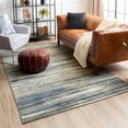 thumbnail image 6 of Mohawk Home Berwyn Washable Low Pile Stain and Fade Resistant Indoor Area Rug, Grey/Dark Blue, 5' 3" X 8', 6 of 9