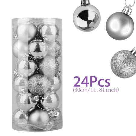 24pcs 48pcs Christmas 30mm Balls Ornaments For Xmas Christmas Tree