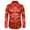 Red, variant on Men's Shiny Metallic Sequin Long Sleeve Button Down Shirts
