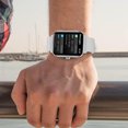 thumbnail image 1 of Reloj inteligente para mujeres y hombres, Ip68 Reloj inteligente de fitness a prueba de agua con monitor de frecuencia cardíaca y rastreadores de sueño y soporte Bluetooth Call-Silver, 1 of 9