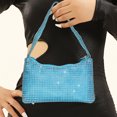 thumbnail image 2 of Evening Bag Clutch Purses for Women Ladies, Sparkling Party Handbag Wedding Bag Underarm Bag Sparkly Diamond Shoulder Bag, 2 of 4