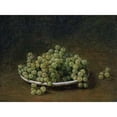 thumbnail image 2 of Latour, Henri Fantin 24x19 Black Modern Framed Museum Art Print Titled - White Grapes On a Plate, 2 of 4