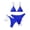 03#Blue, variant on Women's Triangle Bikini Floral String Bikini Set Two Piece Swimsuit Bathing Suits
