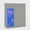 Gray, variant on Clear View 3-Ring Binder, 1" D Ring, Holds 220 Sheets, 4 Inner Pocket Organizer, Durable Polypropylene & Metal