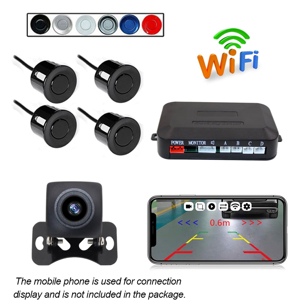 4pcs Wireless Backup Camera HD WIFI Car Auto Vehicle Reverse Backup