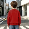 thumbnail image 6 of Hurxie Boys Sweatshirts Kids Fashion Fleece Long Sleeve Crewneck Pullover 3-4 Years, 6 of 7