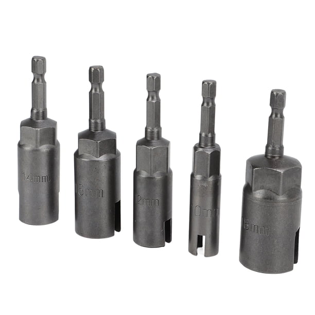 Destornillador De Tuercas De Potencia, Tuerca De Mariposa Ranurada, Llave De Manguito De Taladro, Vástago Hexagonal De 1/4 Pulgadas Para Taladro De Mano Eléctrico ANGGREK Descripción de la referencia