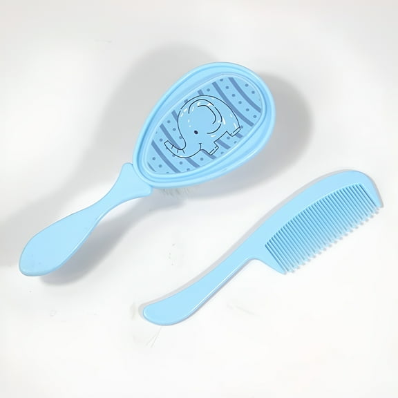 ACDANC 2Pcs Baby Bath Brush and Hair Comb Set Soft Hair Scalps Head Massager for Newborn Toddlers