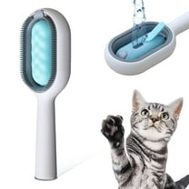 Cat Brush with Water, 3 in 1 Cat Grooming Brush, Cat Cleaning Brush, Pet Hair Removal Comb with Water Tank, (Towels Not Included)