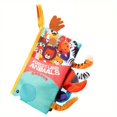 thumbnail image 1 of Children's Cloth Book, Baby Early Education Baby Book, Tear Not Rotten Sound Paper Cloth Book Toy, 1 of 5