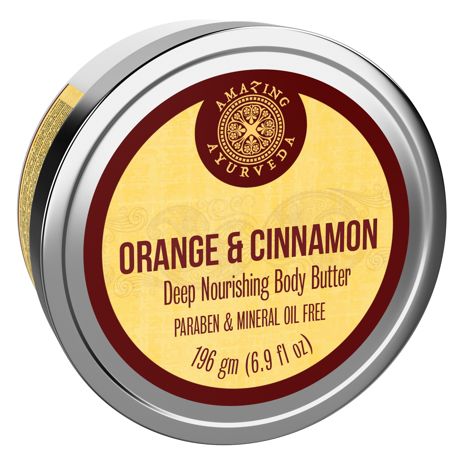 Amazing Ayurveda Orange & Cinnamon Deep Nourishin Body Butter 6.9 Fl Oz