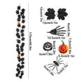 thumbnail image 3 of geerera Black Artificial Maple Leaf Garland, Fall Vine with Flowers for Decor, Indoor Outdoor Hanging Ornaments for Mantle, Wall, Backdrop & Party Decorations, 3 of 7