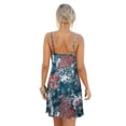 thumbnail image 2 of Ekouaer Women's Nightgown Sleeveless Lace Chemise Sleepwear Ribbed Knit Night Dress, 2 of 5