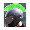 thumbnail image 3 of Casco Pelucas Zulema Fiesta Motocicleta Postizo Verde, 3 of 8