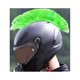 thumbnail image 3 of Pelucas para casco, extensiones de moño, postizo para motocicleta, postizo para bicicleta y esquí. Verde, 3 of 8