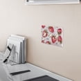 thumbnail image 6 of Dailycode Light Switch Plate Covers 2 Gang Wall Plate Plastics Outlet Covers for Kitchen Home Office Decor Pink Strawberry White Flowers, 6 of 8