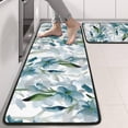 thumbnail image 2 of Kitchen Rugs Sets Of 2,Pioneer Flower Floral Print Pattern Anti Fatigue Kitchen Mat Rugs Non Slip Washable,Decorative Kitchen Floor Mats for Kitchen,Sink,Laundry,17"x47"+17"x47", 2 of 5