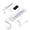 White, variant on SharkTRUE Spring Loaded Toggle Latches, Nickel Plated Iron, Secure Clamp Fastener, 6 Pack, 1.93 x 0.83 Inch