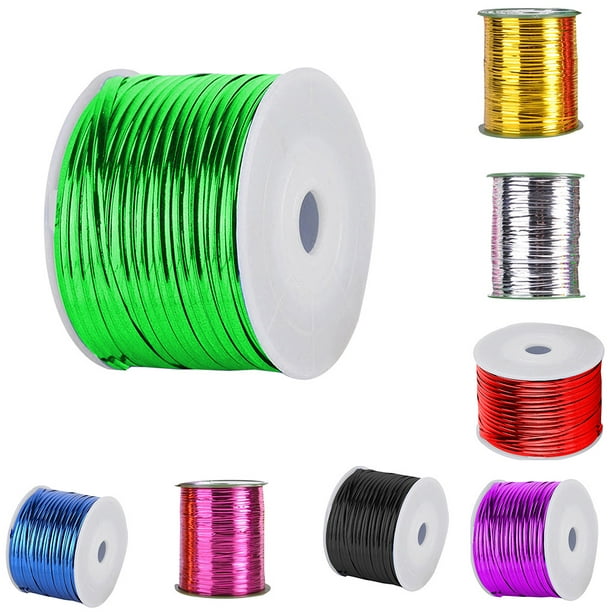 VONKY 100Yards/Roll Candy color Twist Tie Wire Gift Packaging Rope