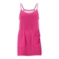 thumbnail image 6 of Bobifish Toddler Girls Outfit Sets Summer Solid Camisole Top And Pocket Shorts Casual Two Piece Outfit Children Girls Sets, 6 of 9
