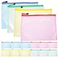 thumbnail image 1 of Documents Organizer Transparent File Bag for Storage Use 12Pcs, 1 of 5