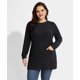 thumbnail image 2 of Jersey TIYOMI talla grande para mujer manga larga con cuello en V XL-5XL, 2 of 5