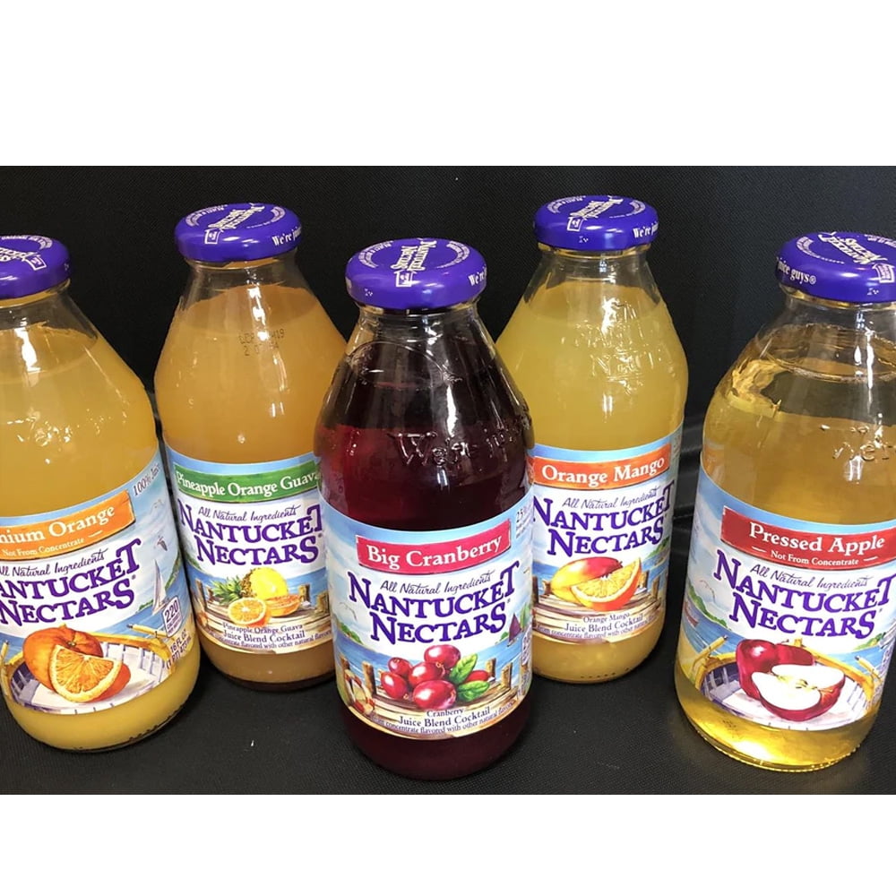 Nantucket Nectars Variety Pack 12 Plastic Bottles, 1 Big Cranberry, 3