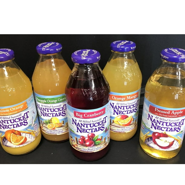 Nantucket Nectars Variety Pack 12 Plastic Bottles, 1 Big Cranberry, 3