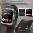 thumbnail image 2 of Smartwatch para Hombre con Función de Llamada Pantalla HD 1.83 Pulgadas IP68 Impermeable Monitor Sueño Presión 120+ Modos Deportivos, 2 of 5