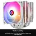 thumbnail image 5 of Thermalright Peerless Assassin 120 White ARGB CPU Air Cooler,6 Heat Pipes,TL-C12W-S PWM Fan,Aluminium Heatsink Cover, AGHP Technology,for AMD AM4/AM5/Intel LGA 1700/115X/1200/2011/1851, 5 of 6