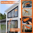 thumbnail image 7 of 20FT High Reach Duster Kit with 3-12FT Splicable Extension Pole, Cobweb Duster, Window Squeegee & Scrubber, Spider Web Brush, Feather Duster for High Ceilings & Windows, 7 of 7