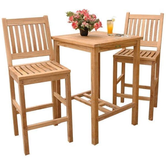 Bahama Avalon 3-Pieces Square Bar Set