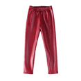 thumbnail image 2 of XXWXYD Toddler Fa𝗎x Leather Stretc𝗁y Leggings High Waist Yoga Flare PU Dance Casual Athletic Long Skinny Pants Kids Teens Fashion Club Comfortable Pants, 2 of 6