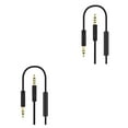 thumbnail image 4 of jesticaly Cable For Car Computer Headphone Remote Control 3.5MM Audio Cable For Speaker With Microphone black 2Set, 4 of 6