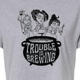 thumbnail image 3 of Hocus Pocus - Trouble is Brewing - Juniors Cropped Cotton Blend T-Shirt, 3 of 5