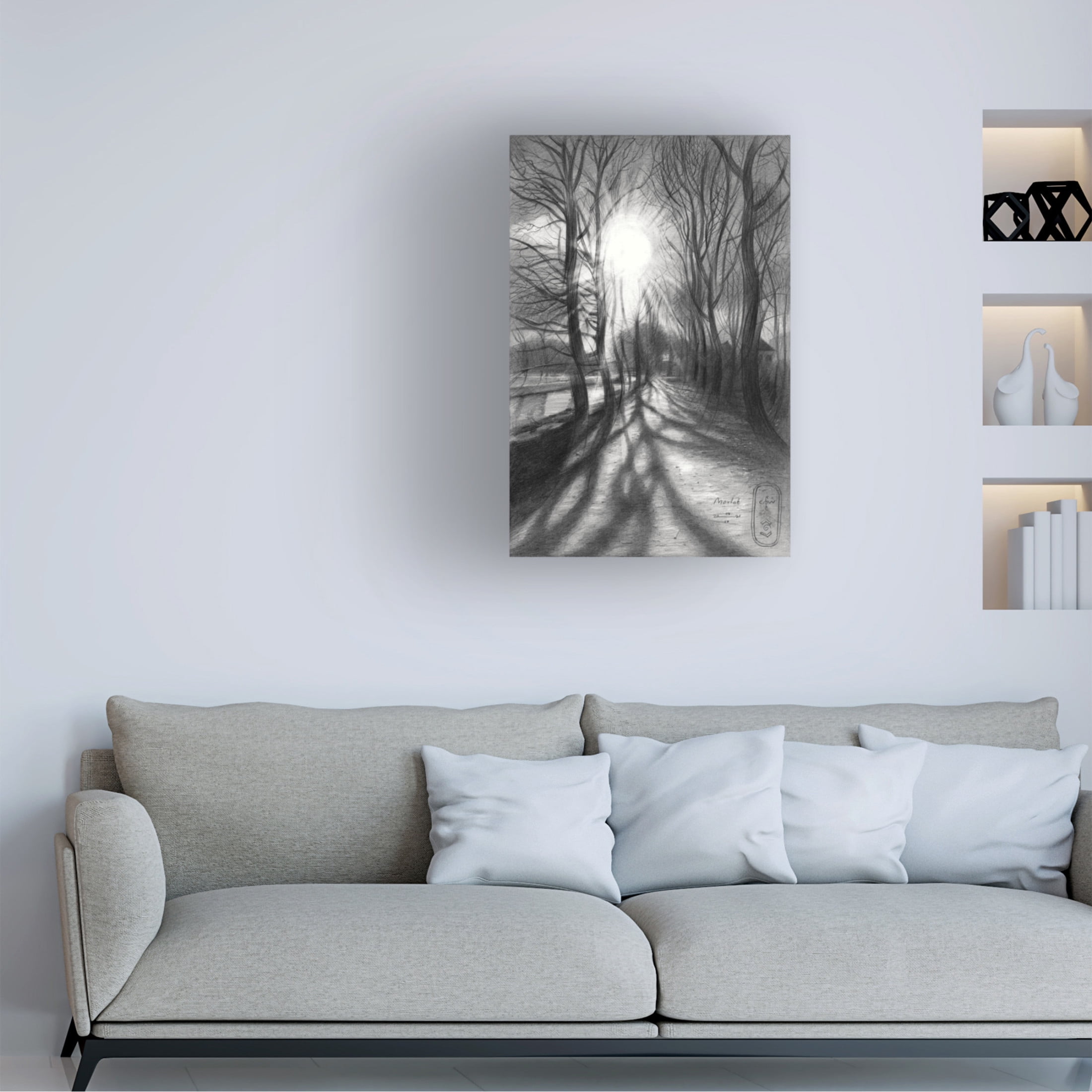 Trademark Fine Art Corne Akkers Marlot 04 04 21 Canvas Wall Art