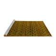 thumbnail image 2 of Ahgly Company Machine Washable Indoor Rectangle Abstract Yellow Modern Area Rugs, 2' x 5', 2 of 4
