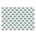 thumbnail image 1 of Tattoo Cutting Board, Panda Bear Portraits Mascots Pattern for in Black and White, Decorative Tempered Glass Cutting and Serving Board, Large Size, Black White, by Ambesonne, 1 of 1