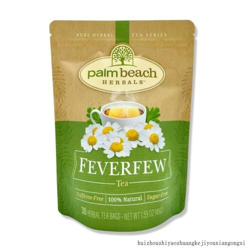 Feverfew Tea Pure Herbal Tea Series By Palm Beach Herbals (30Ct