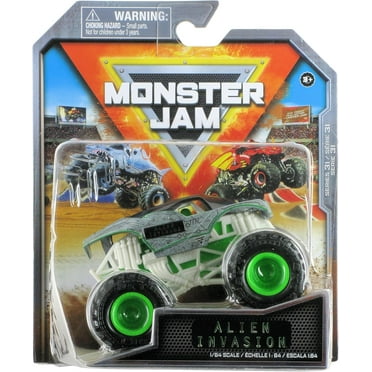 Monster Jam 2023 Spin Master 1:64 Diecast Truck Series 31 Steel Reveal Alien Invasion
